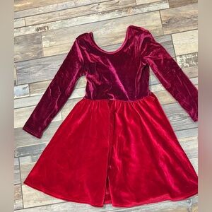 Dot Dot Smile Velour dress size 5/6